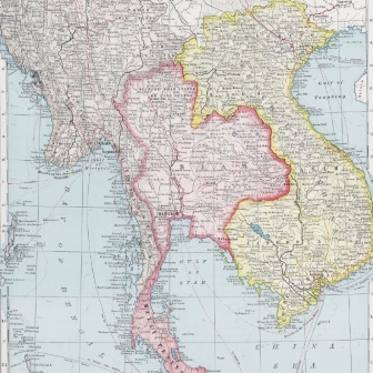 Map of South-East Asia in 1948